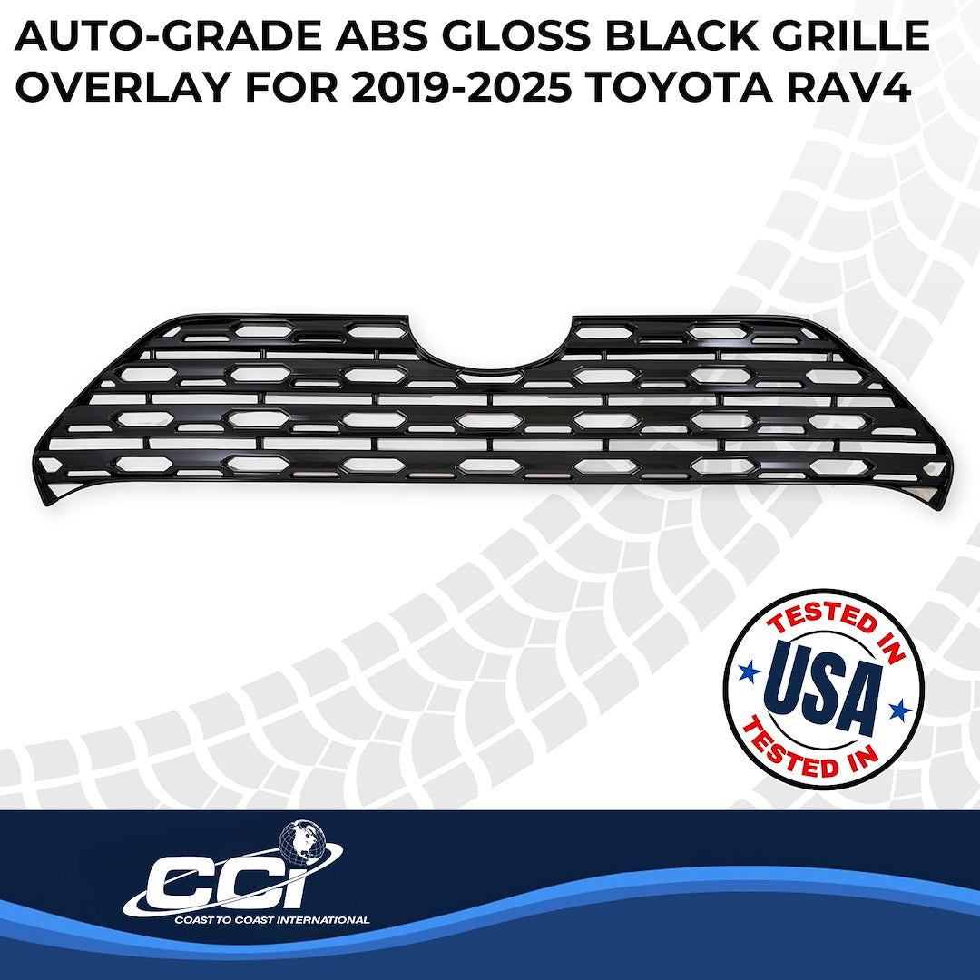 Coast2Coast Limited Lifetime Warranty Grille Insert GI195Black - Black GI 19-25 RAV4 1PC GI195BLK