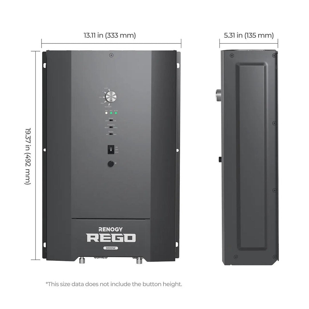 Renogy RIV1230RCH-SPS-G2-US Power Inverter/ Battery Charger