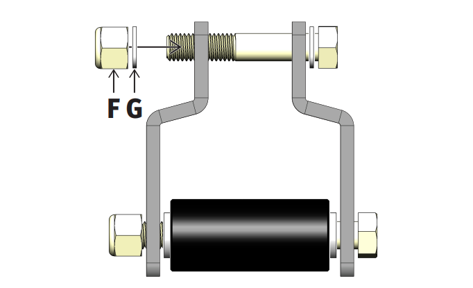 Supersprings Design For Durability Helper Spring Installation Kit 112189 - 1INX2-7 8IN Poly Roller IM