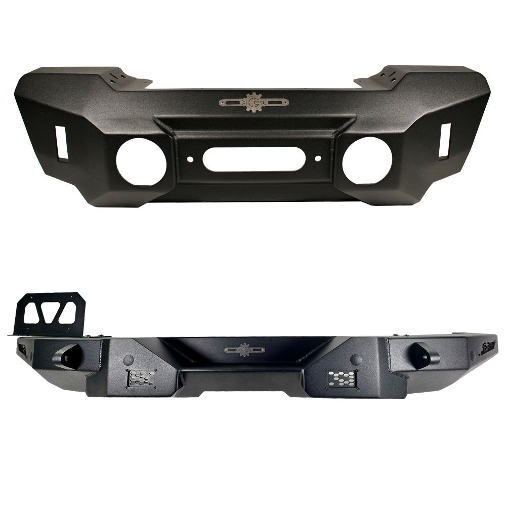 Rock Slide Maintains Factory Receiver Hitch Bumper BPS-1010 - Combo Shorty Front Full Rear BU