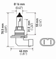 Hella 9006SB Headlight Bulb