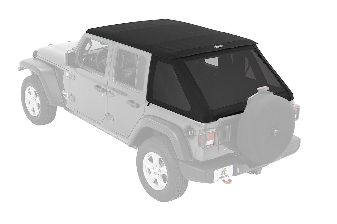 Bestop Limited Lifetime Warranty Soft Top 56863-17 - TT NX 18 JL 4DR Twill