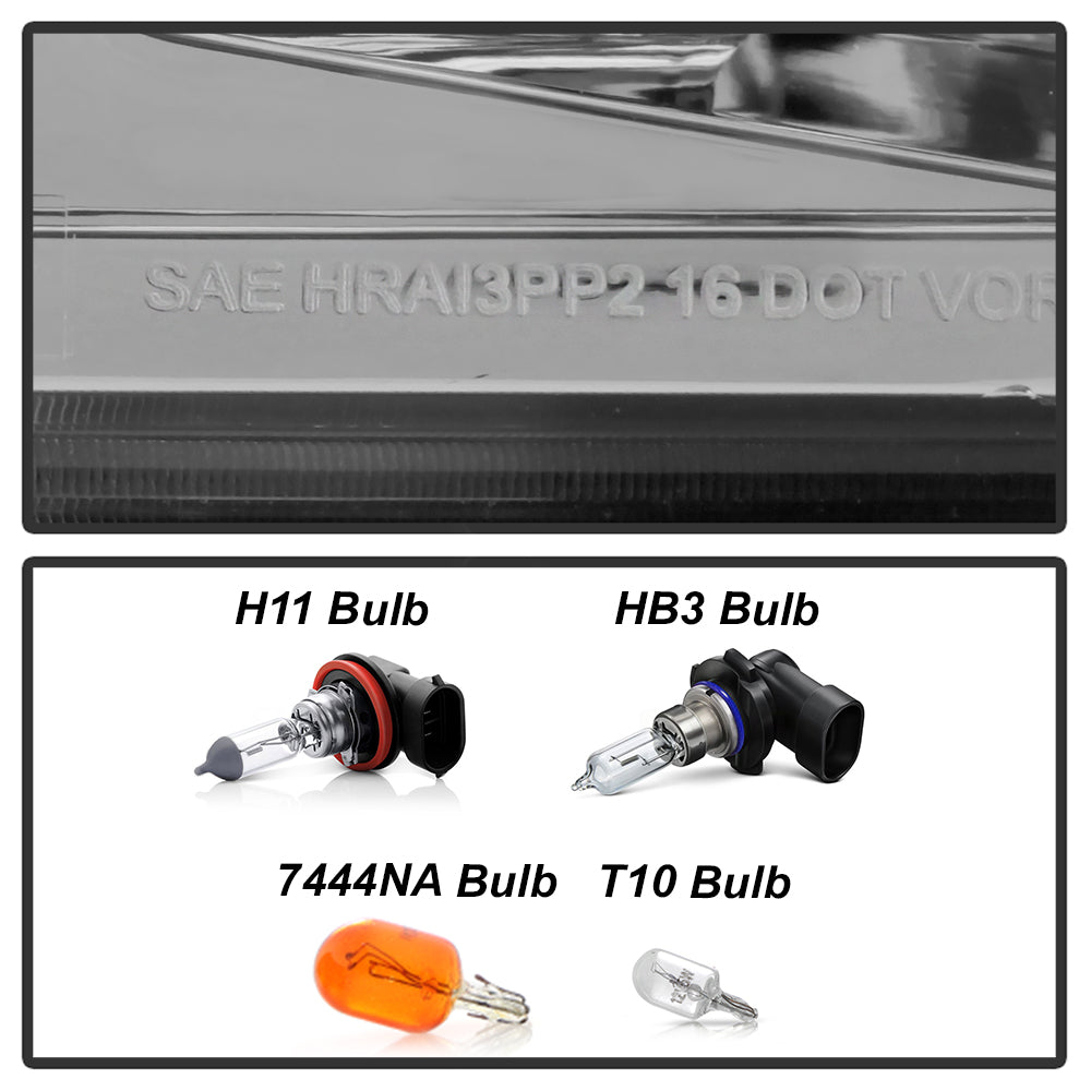 Spyder Made With OEM Standard Quality Headlight Assembly 9050640 - OE Nissan Titan 2016-2021 Halog