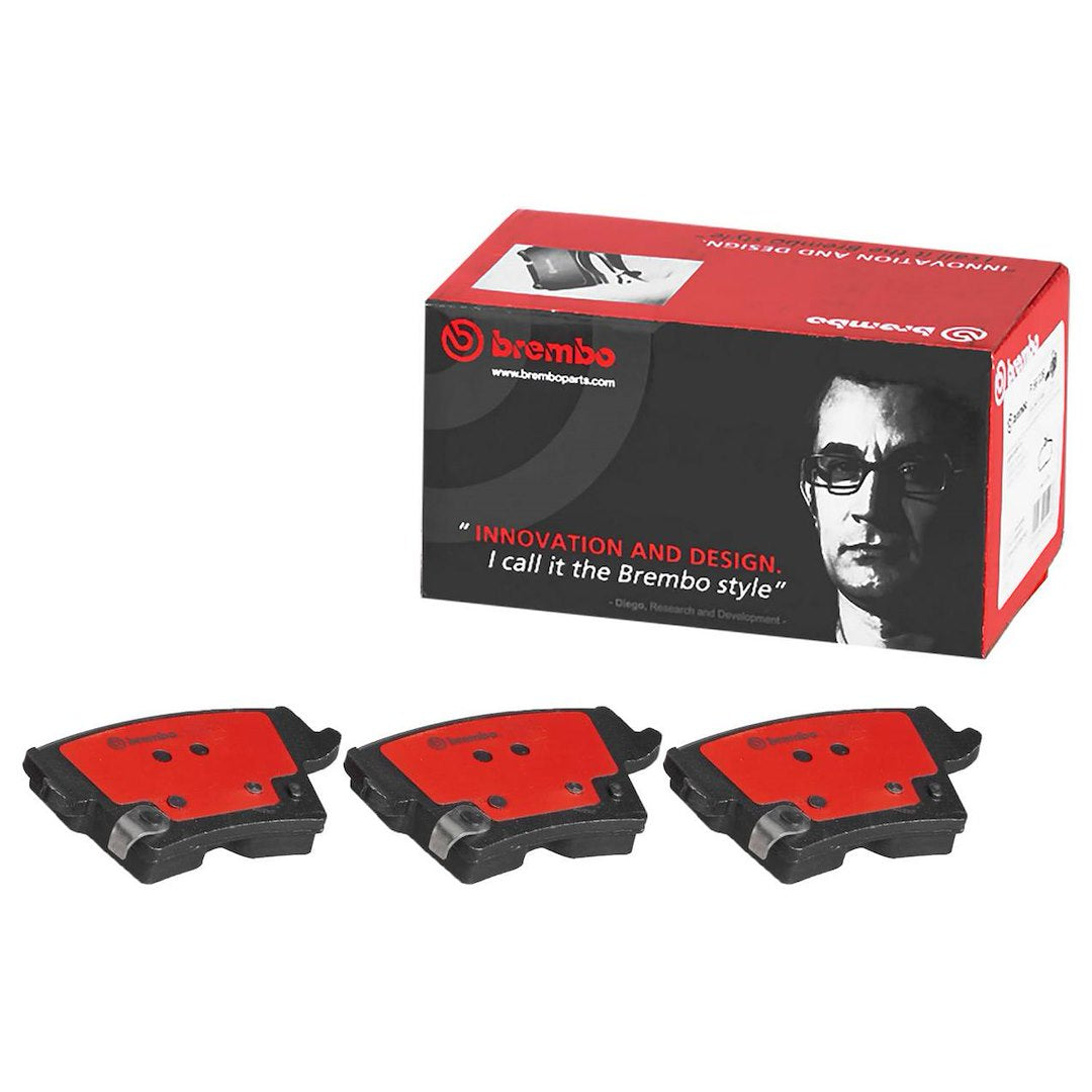 Brembo Premium Low-Met OE Equivalent Pad Brake Pad P18033N - Disc Set