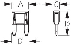 SEA DOG Made In USA Fuse 445090-1 - Mini Blade Mixed Kit