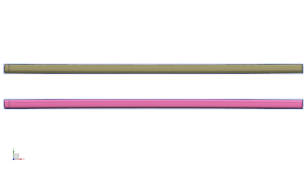 COAST2COAST BPG070 - Clear Side Molding PF Ptm