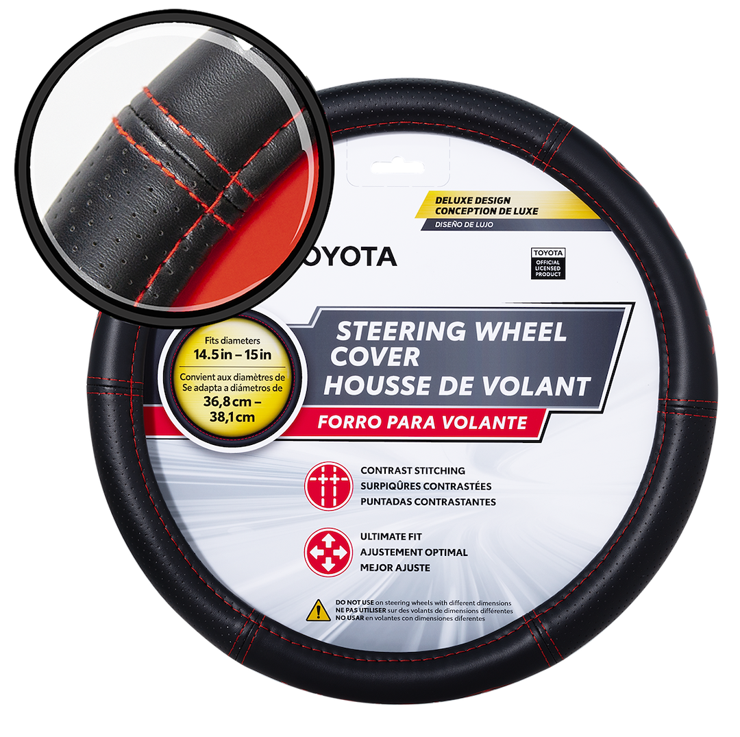 Plasticolor Easy Installation Steering Wheel Cover 006498R01 - Toyota Deluxe Swc