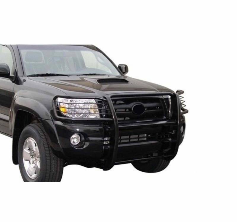 Black Horse No Drill Mounting Grille Guard 17A096400MA - 2005-2015 Toyota Tacoma Guar