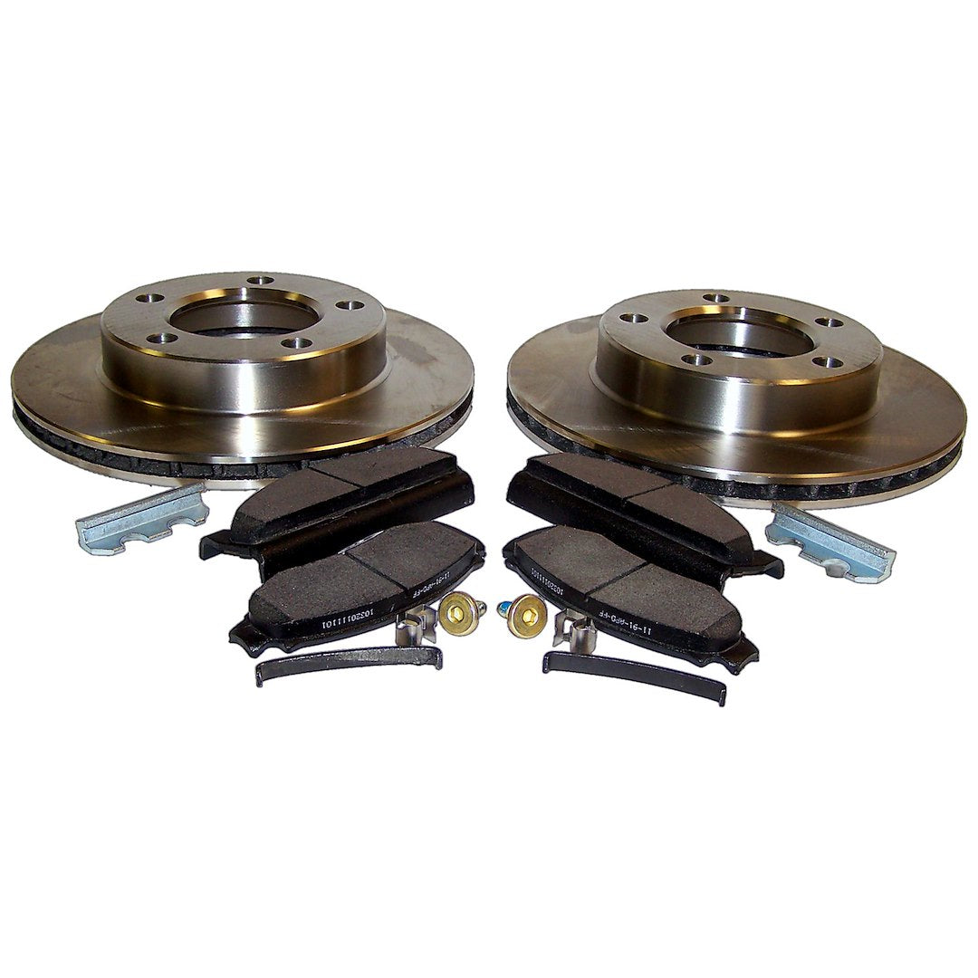 Crown Auto Semi-Metallic Brake Pad Brake Kit 5358568RK - Disc Serv Frnt
