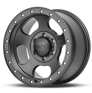 M.T. Wheel Modern Low Profile Cap Design 274574 - Black 20X9 6X5.5 MT Canyon Pro