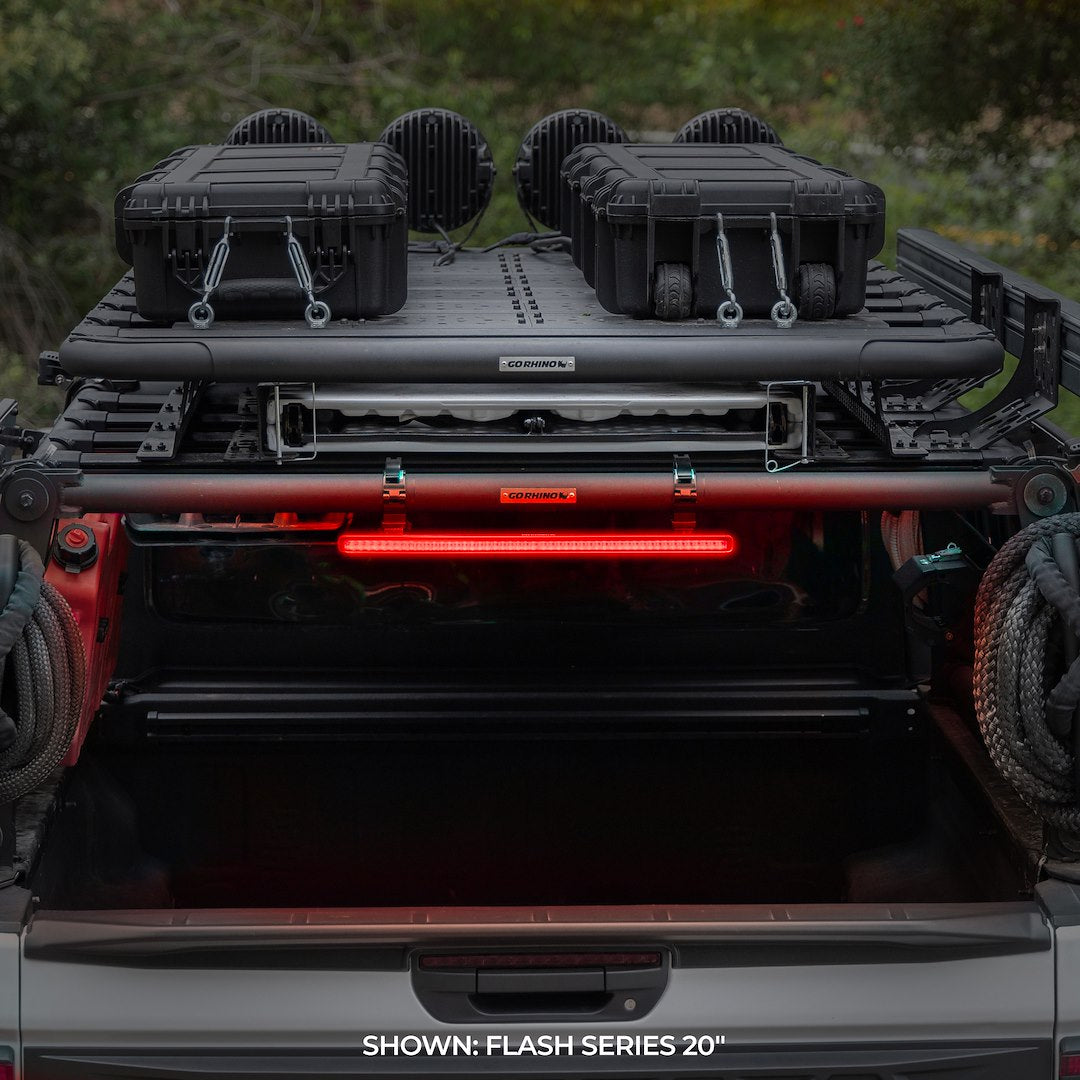 GO Rhino Limited Lifetime Warranty Light Bar 750002014CBS - Flash Series Lights 20 Single MU