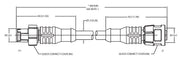 Maretron No Supplier Warranty Marine Network Cable QCM-CG1-QCF-01 - Nylon Metal Connector