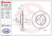 Brembo 09854511C02 Brake Rotor