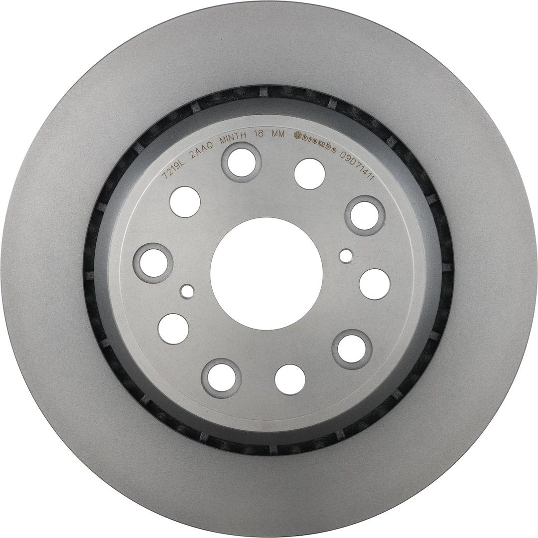 Brembo Rust-Resistant Coating Brake Rotor 09D71411C02 - Disc