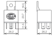 Hella Lights 933332181 Multi Purpose Relay