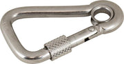 SEA DOG No Supplier Warranty Carabiner 150128 - SS Locking Asym Snap EYE 4-3