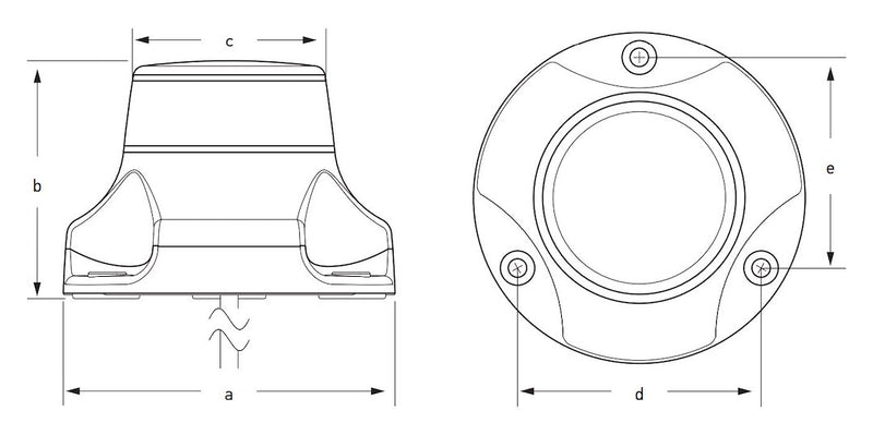 Hella Lights 980910121 Navigation Light - White