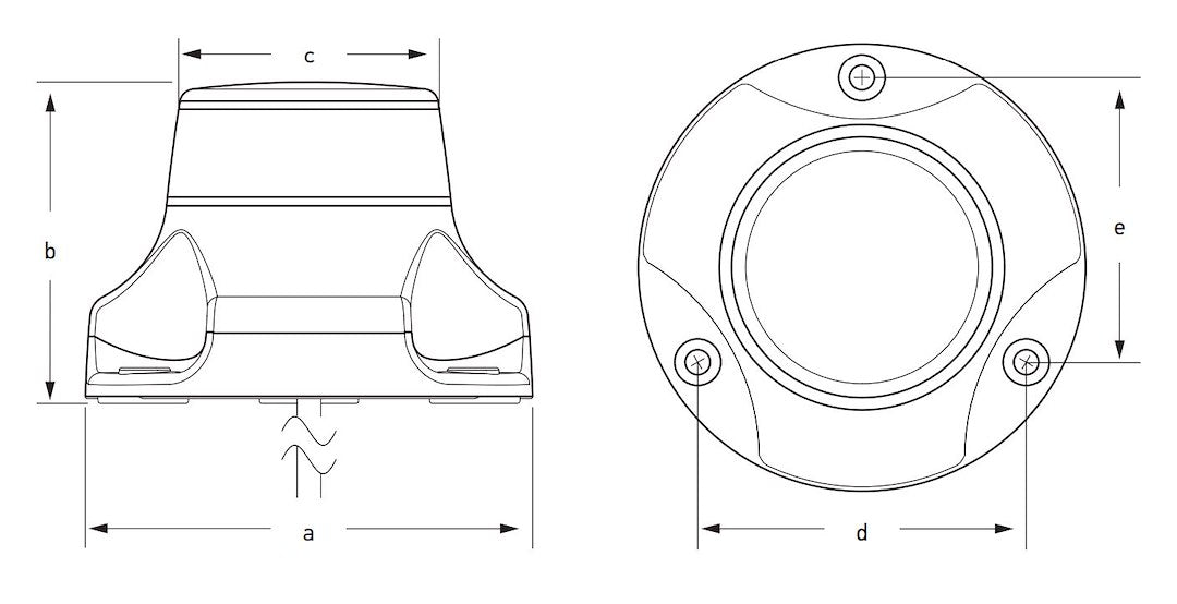 Hella Lights 980910121 Navigation Light - White