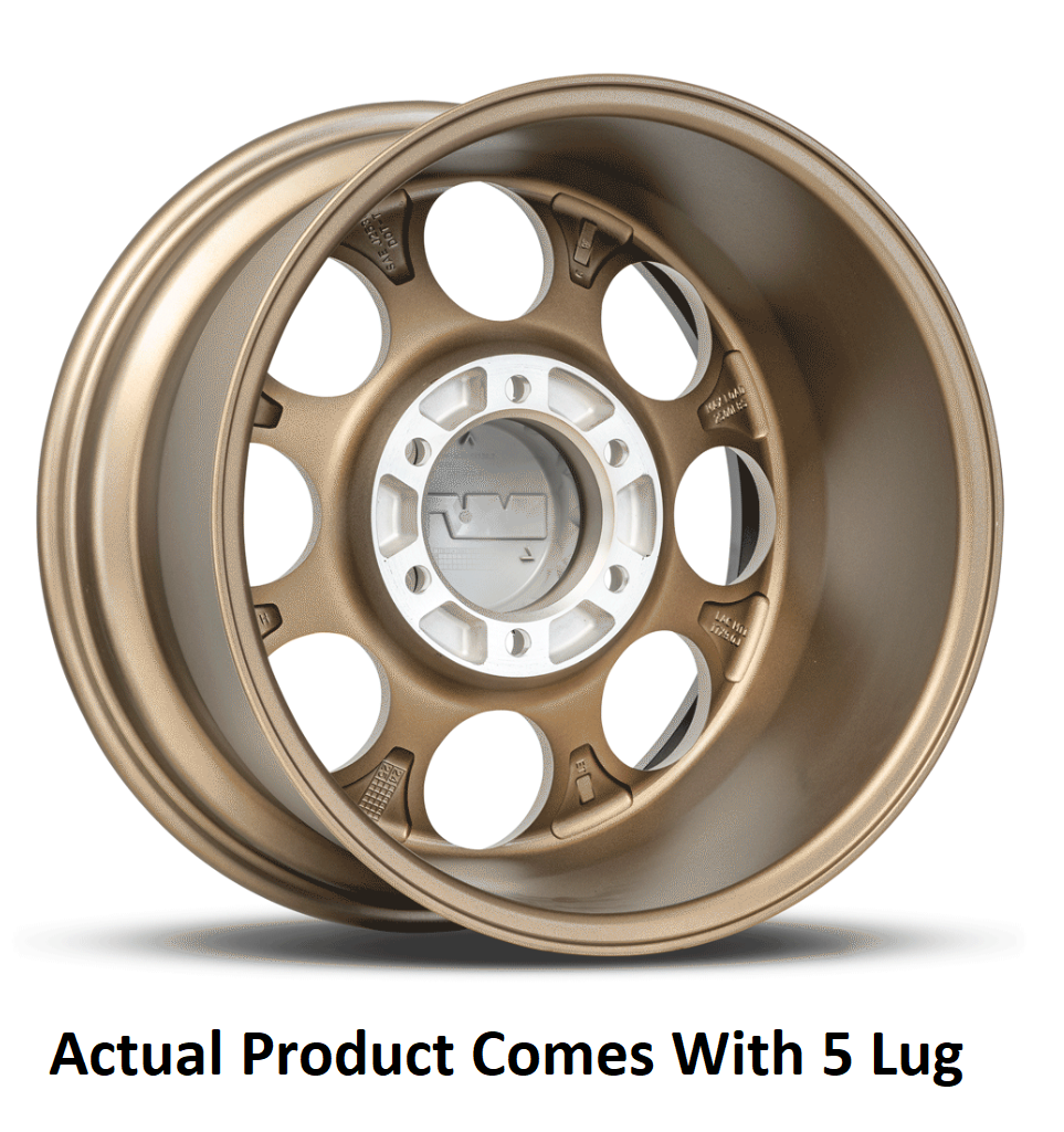 M.T. Wheel Modern Low Profile Cap Design 274478 - Bronze 17X9 5X5 4.53 MT Classic Pro