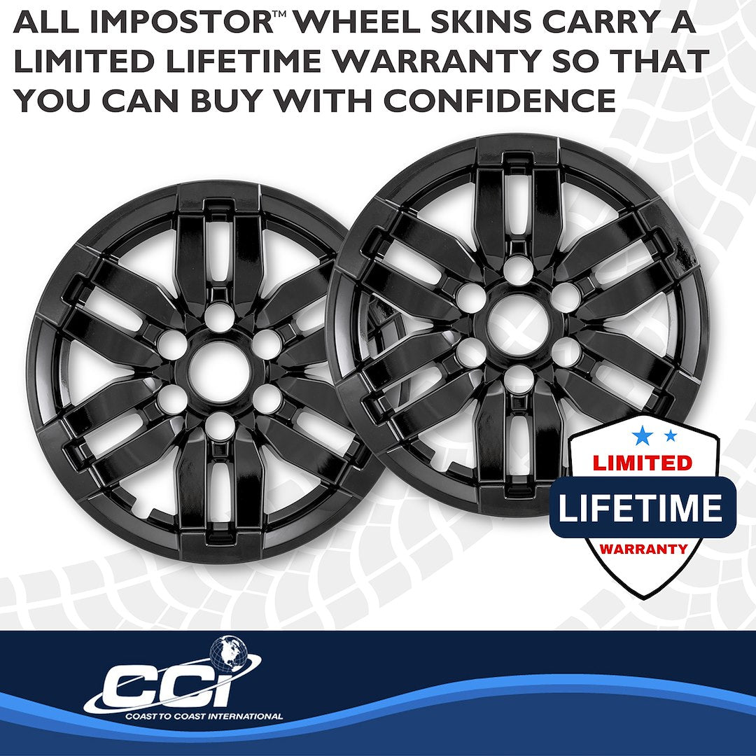 Coast2Coast Limited Lifetime Warranty Wheel Skin IMP520Black - Imp 23-26 Colorado 17 BK Dbl Spk IMP520BLK