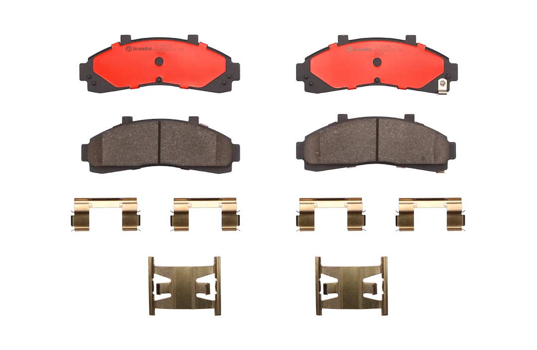 Brembo Premium Low-Met OE Equivalent Pad Brake Pad P24041N - Disc Set