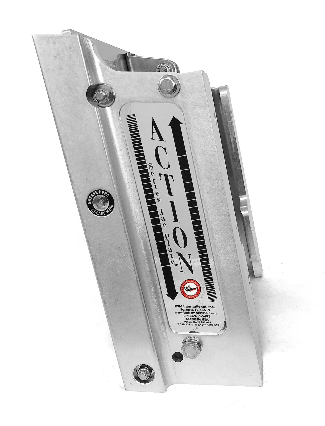 Bobs Machine Made In USA Outboard Motor Jack Plate 100-106010-Nopc-Nospn-NG - Action Series