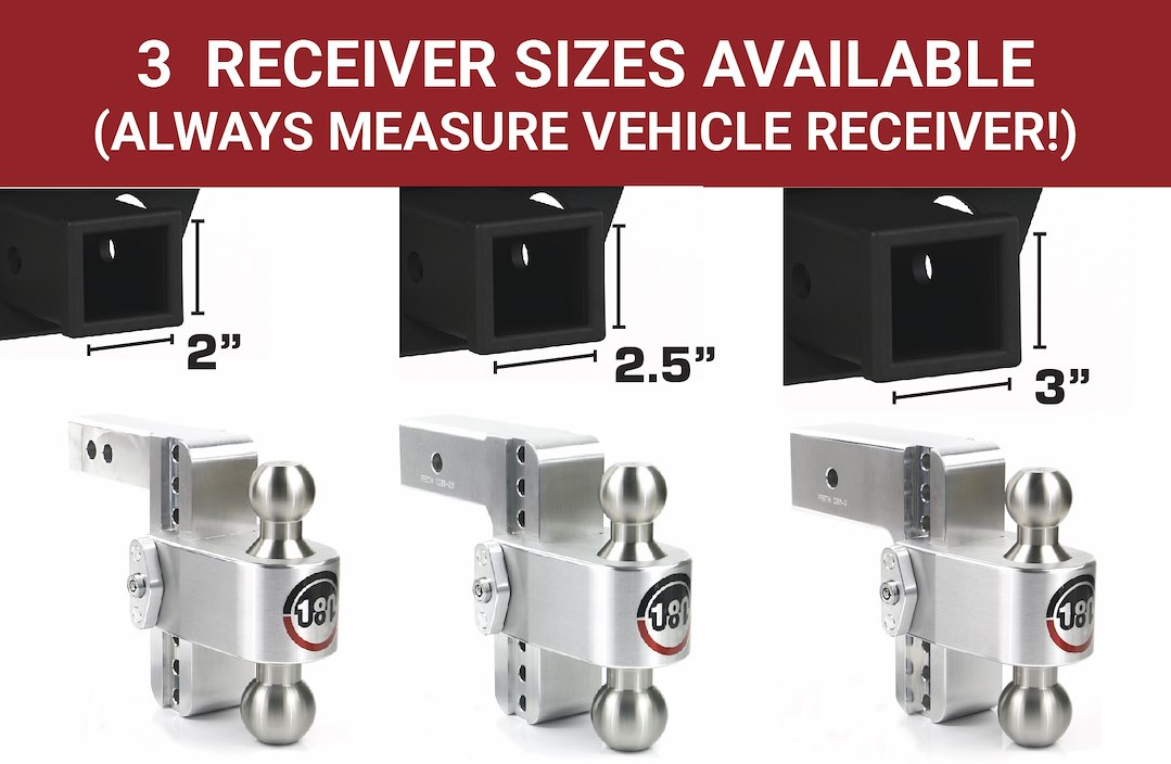 Weigh Safe Limited Lifetime Warranty Trailer Hitch Ball Mount LTB4-2.5-KA - Turnover Drop