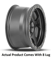 M.T. Wheel Modern Low Profile Cap Design 274576 - Black 20X9 8X170 MT Canyon Pro