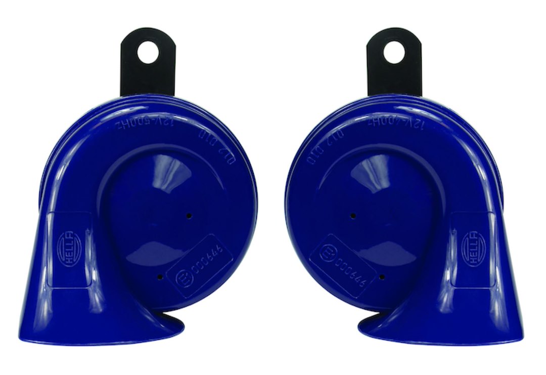 Hella Maintenance Free Design Horn 012010801 - Blue Kit BX Trumpet