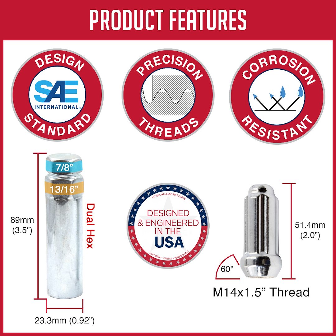Revolution 63K848 Lug Nut