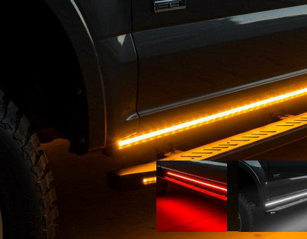 Racesport LT Rsledbar84 Running Board Light Kit