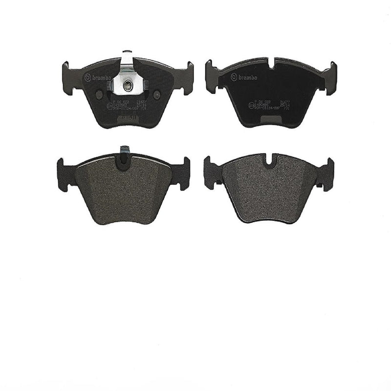 Brembo Premium Low-Met OE Equivalent Pad Brake Pad P06022 - Disc Set