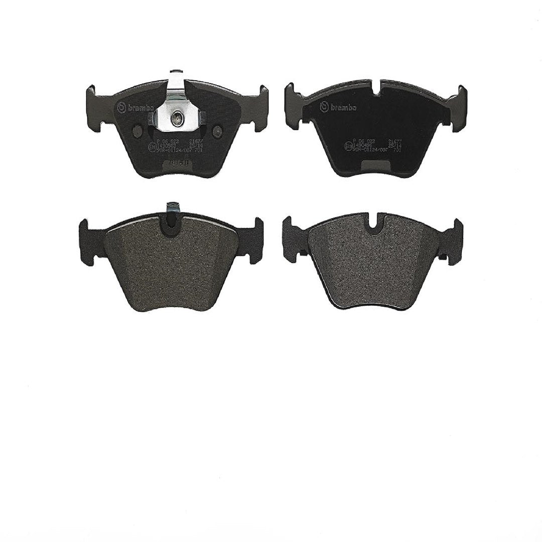 Brembo Premium Low-Met OE Equivalent Pad Brake Pad P06022 - Disc Set
