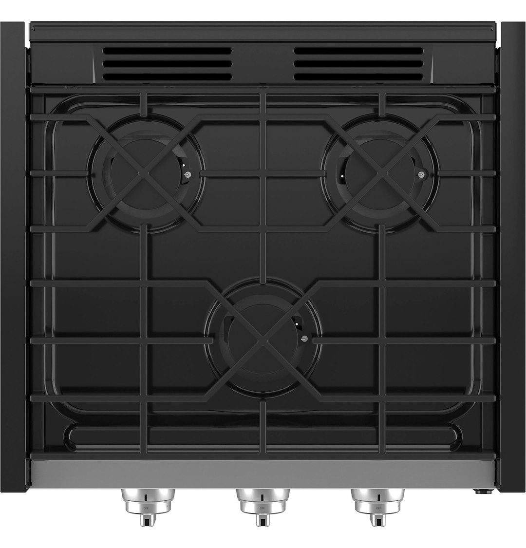 GE Appliance Edge To Edge Grates Stove PLU621RTSS - Profile 21 Rangetop Stainless
