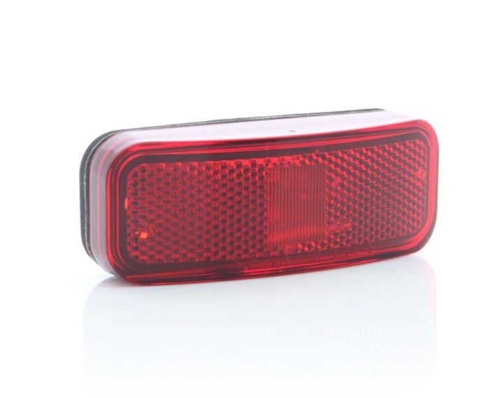 Optronics Snap-On Replaceable Lens Trailer Light MCL40RBBP - Red 2LED Marker Reflex