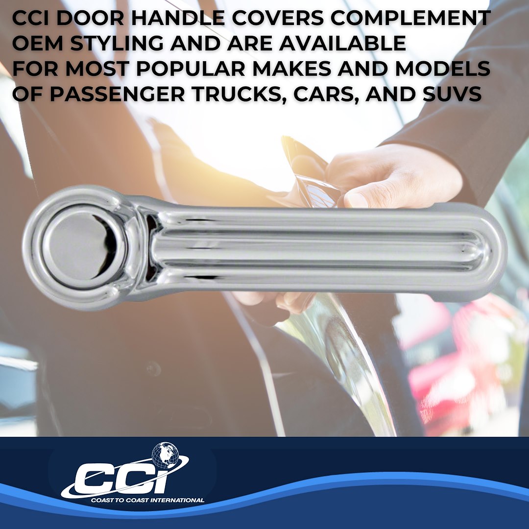 Coast2Coast Limited Lifetime Warranty Exterior Door Handle Cover Ccidh68573SBK - DH 15-23 Renegade 4D GL BK SK