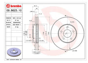 Brembo Components Not Hazardous To Health Brake Rotor 09B62310C02 - Disc