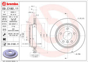 Brembo Components Not Hazardous To Health Brake Rotor 09C18011C02 - Disc
