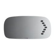 Burco Mirror Smooth Edges For Safety Exterior Mirror Glass 2846S - Mirror Side View Signal