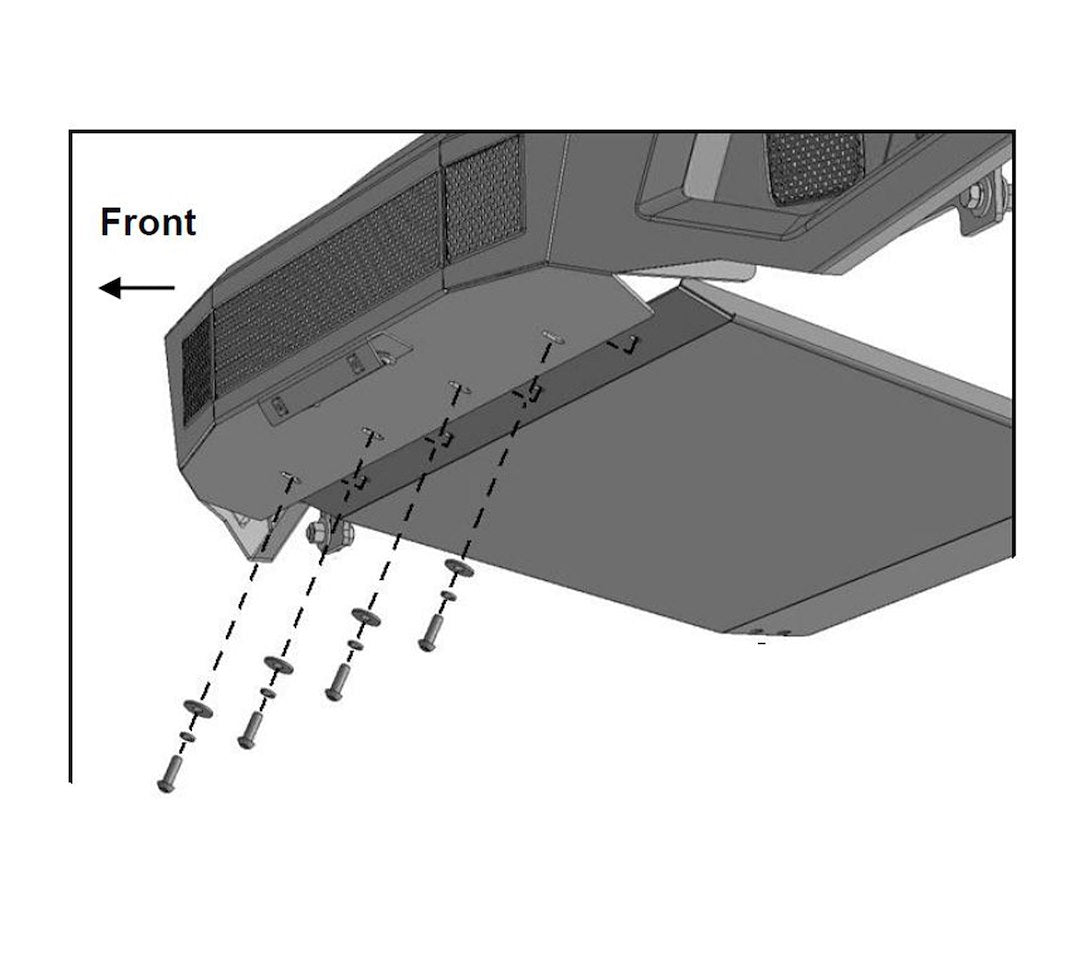 Black Horse AFB-TU19-SK Skid Plate