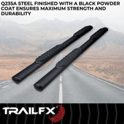 Trailfx A1561T Nerf Bar - Black