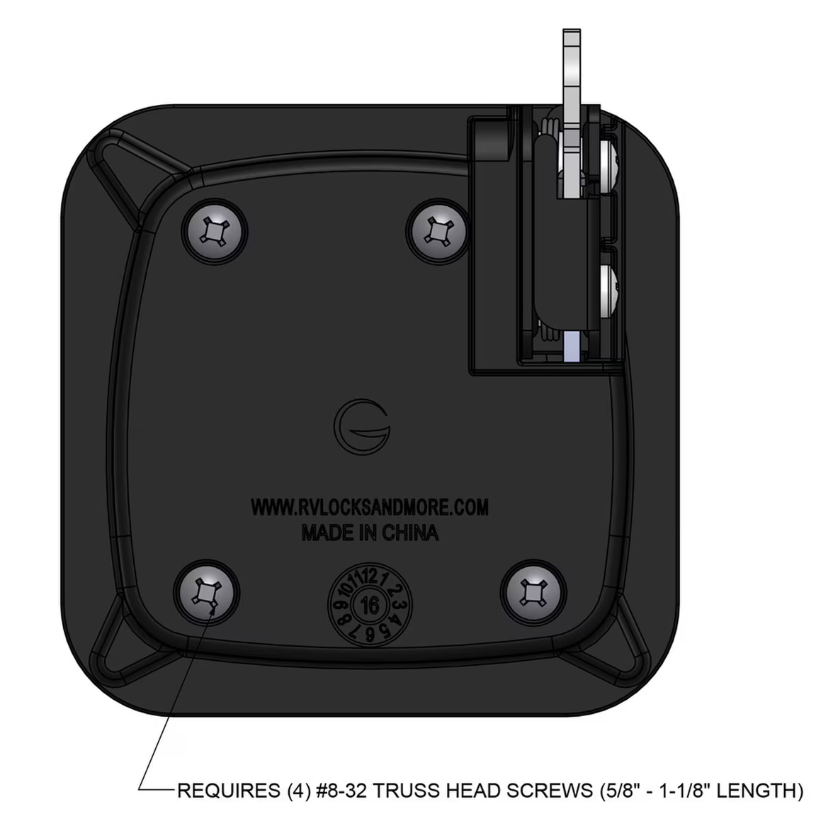 Creative PRO BLL-60301-2006-1PK Access Door Latch
