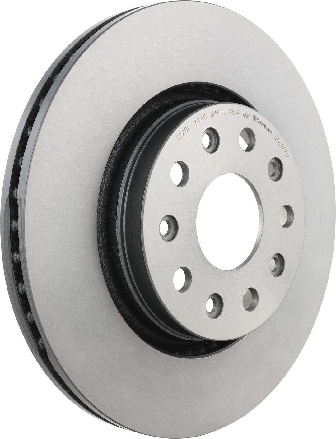 Brembo Rust-Resistant Coating Brake Rotor 09E12711C02 - Disc