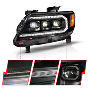 Anzo Simple Plug And Play Installation Headlight Assembly 111634 - Chevy Colorado 15-22 Full Led Proje