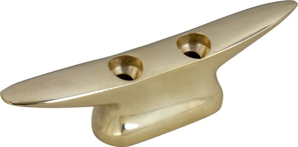 SEA DOG Corrosion Resistant Finish Rope Cleat 042103 - Brass Closed Base