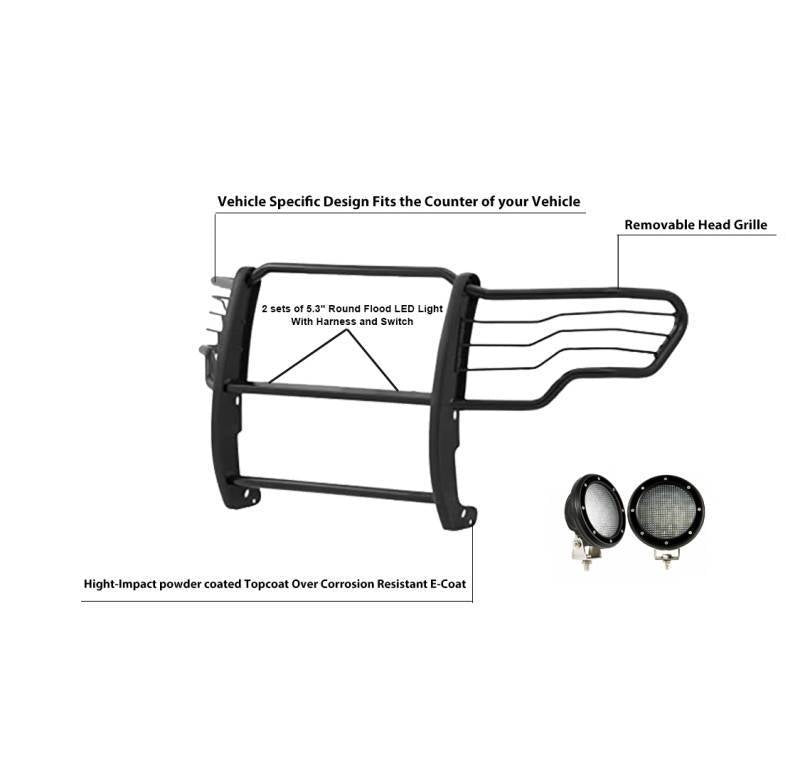 Black Horse 17FP30MA-PLFB Grille Guard