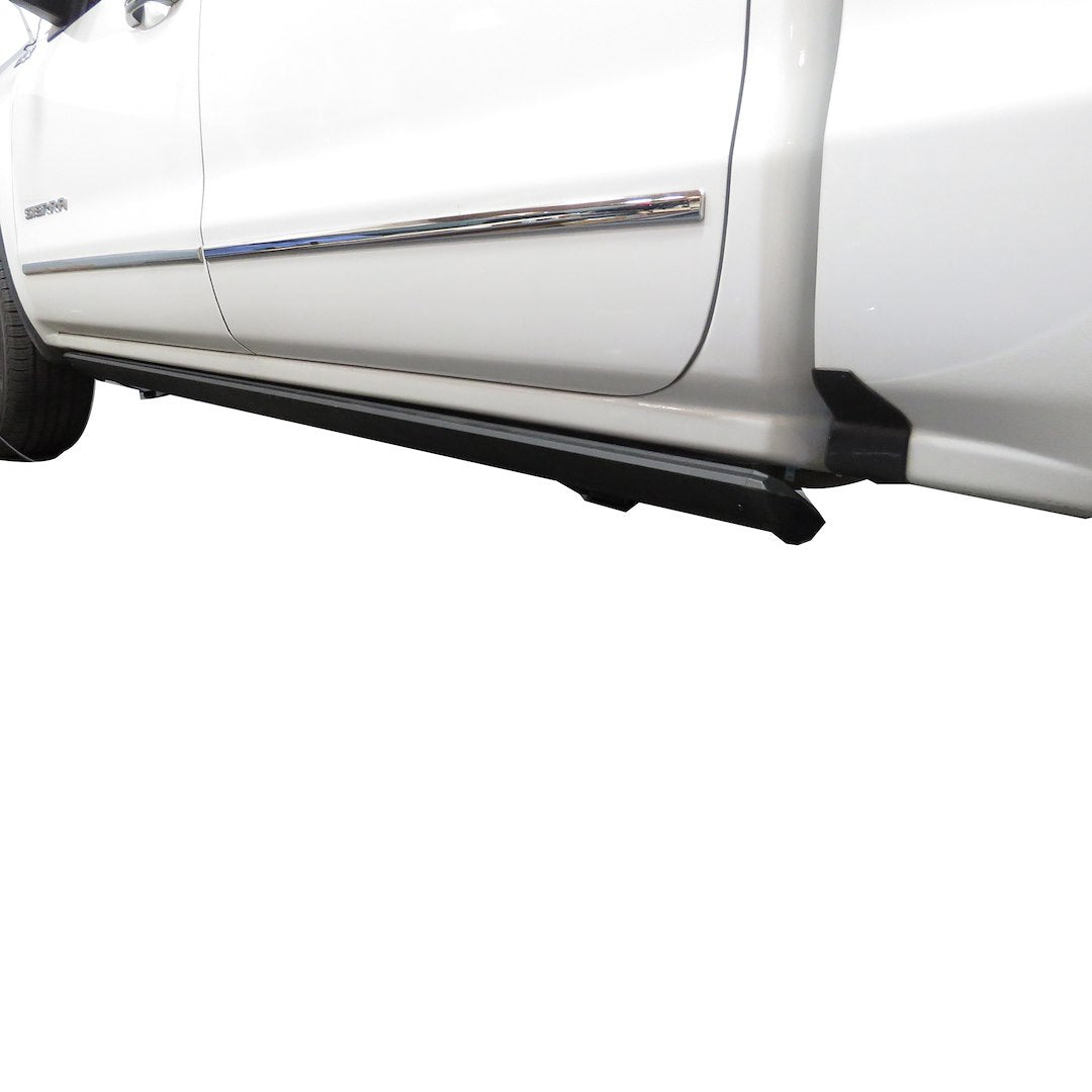Black Horse Textured Anti Slip Step Surface Running Board PWBR1385 - 2014-2018 Chevrolet Silverado 1500