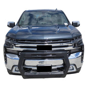 Black Horse Comes With License Plate Relocator Bull Bar Rogsi19 - Matte Black Rover