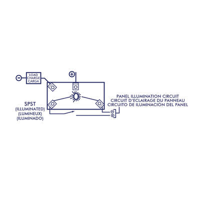Sierramarine Lights Through Tip Of Handle Multi Purpose Switch TG23000 - Toggle ON-OFF Spst
