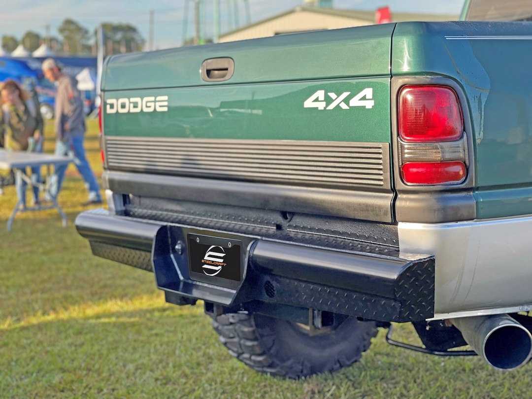 Steelcraft Limited Lifetime Warranty Bumper HD22200 - Black 94-02 Dodge Ram 2500 3500 HD